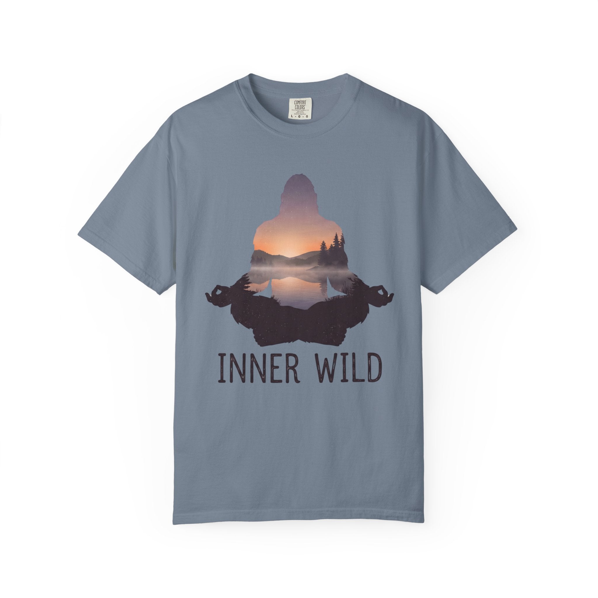 Inner Wild Meditation T-Shirt — Yoga & Nature Graphic Tee