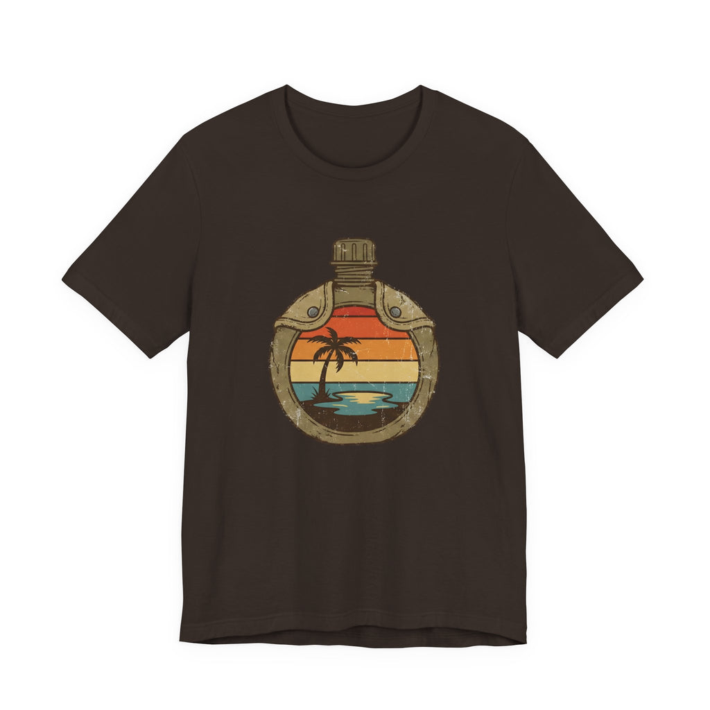 Tropical Island Canteen | Vintage Adventure Graphic Tee