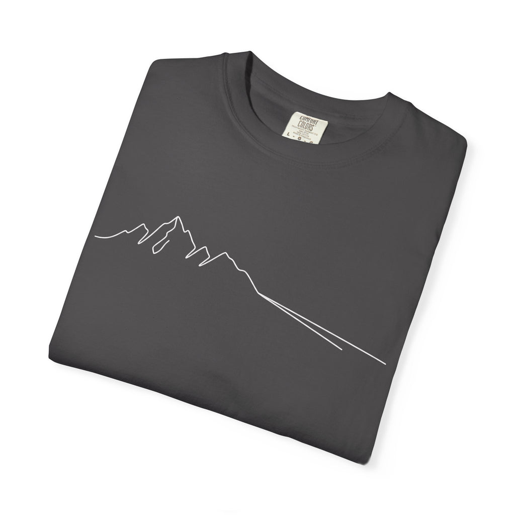 Mountain Outline T-Shirt — Minimalist Hiking Tee