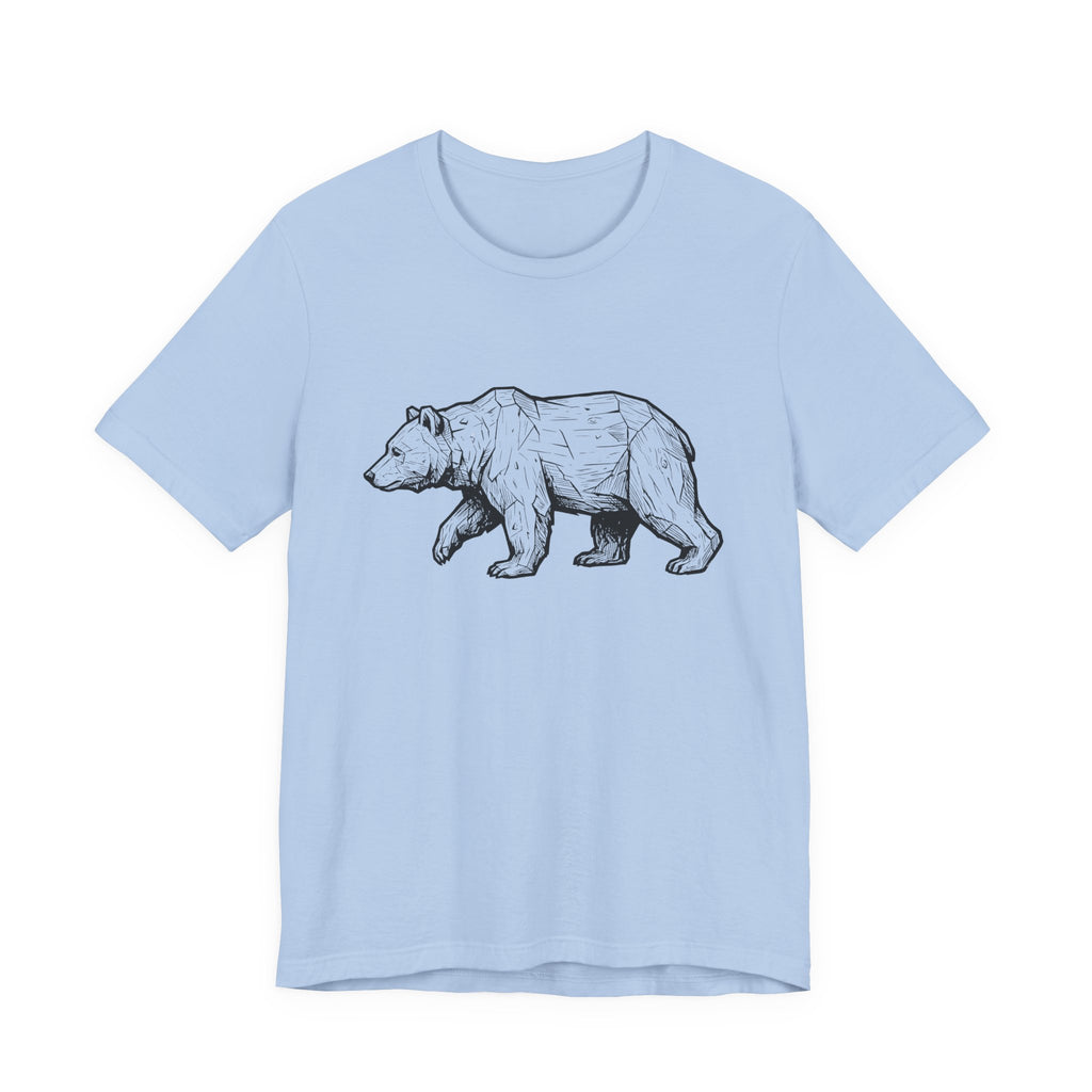 Grizzly Bear Sketch | Nature Graphic Tee