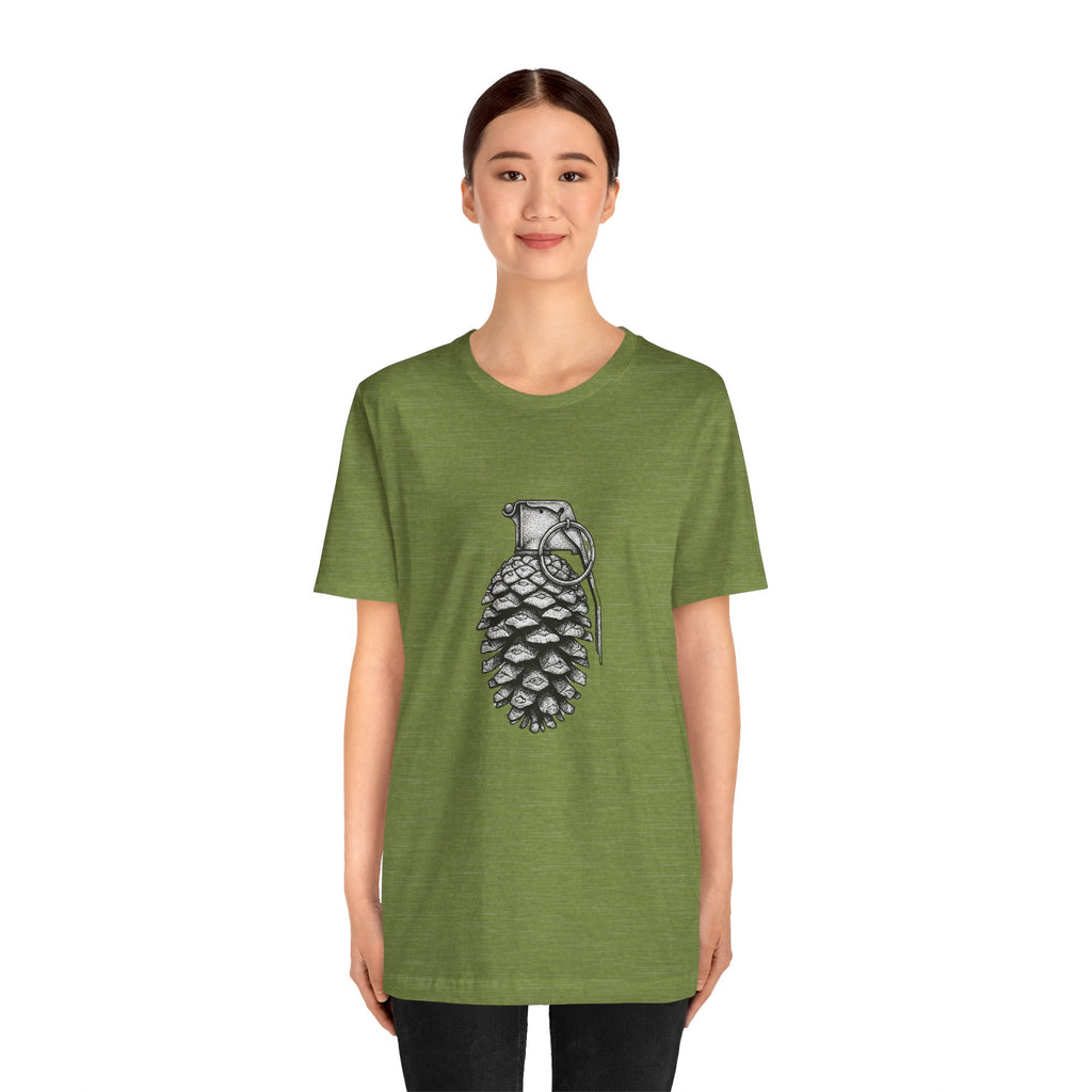 Pine Cone Grenade | Nature Graphic Tee