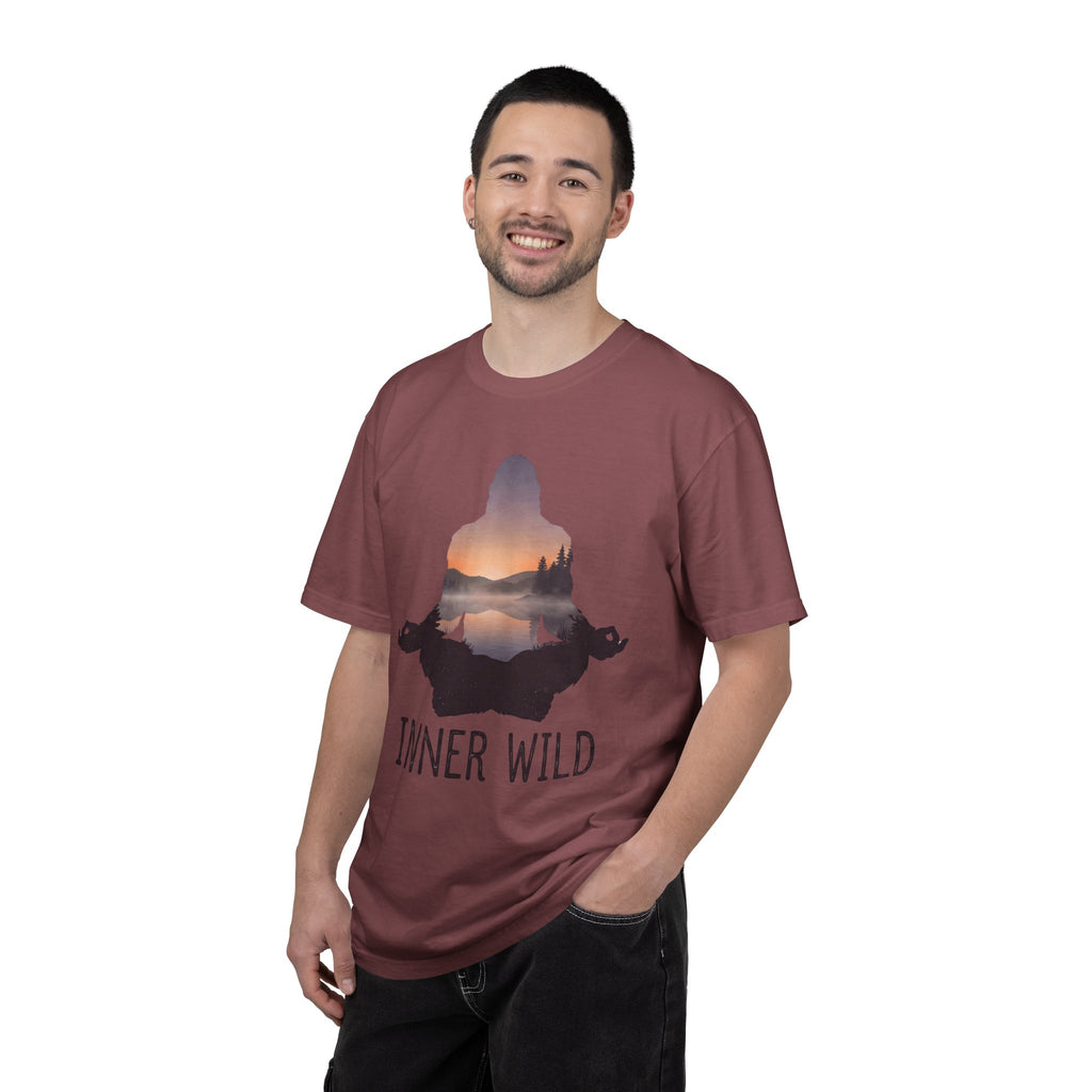 Inner Wild Meditation T-Shirt — Yoga & Nature Graphic Tee