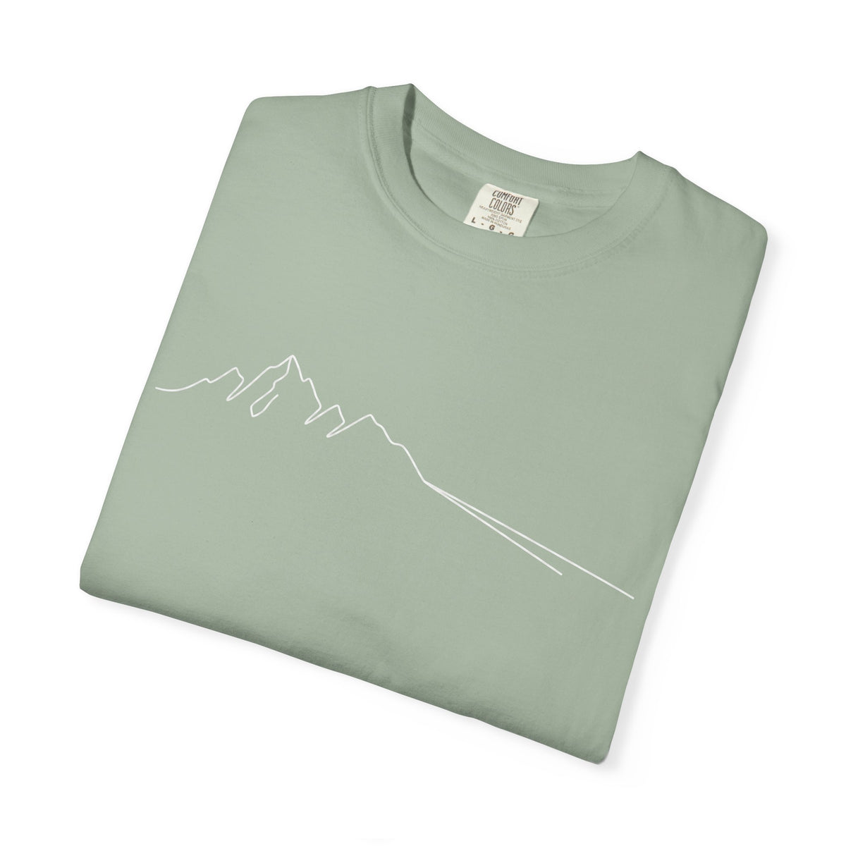 Mountain Outline T-Shirt — Minimalist Hiking Tee