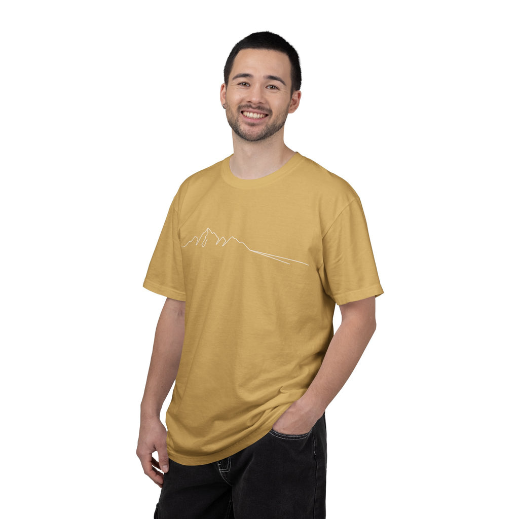 Mountain Outline T-Shirt — Minimalist Hiking Tee