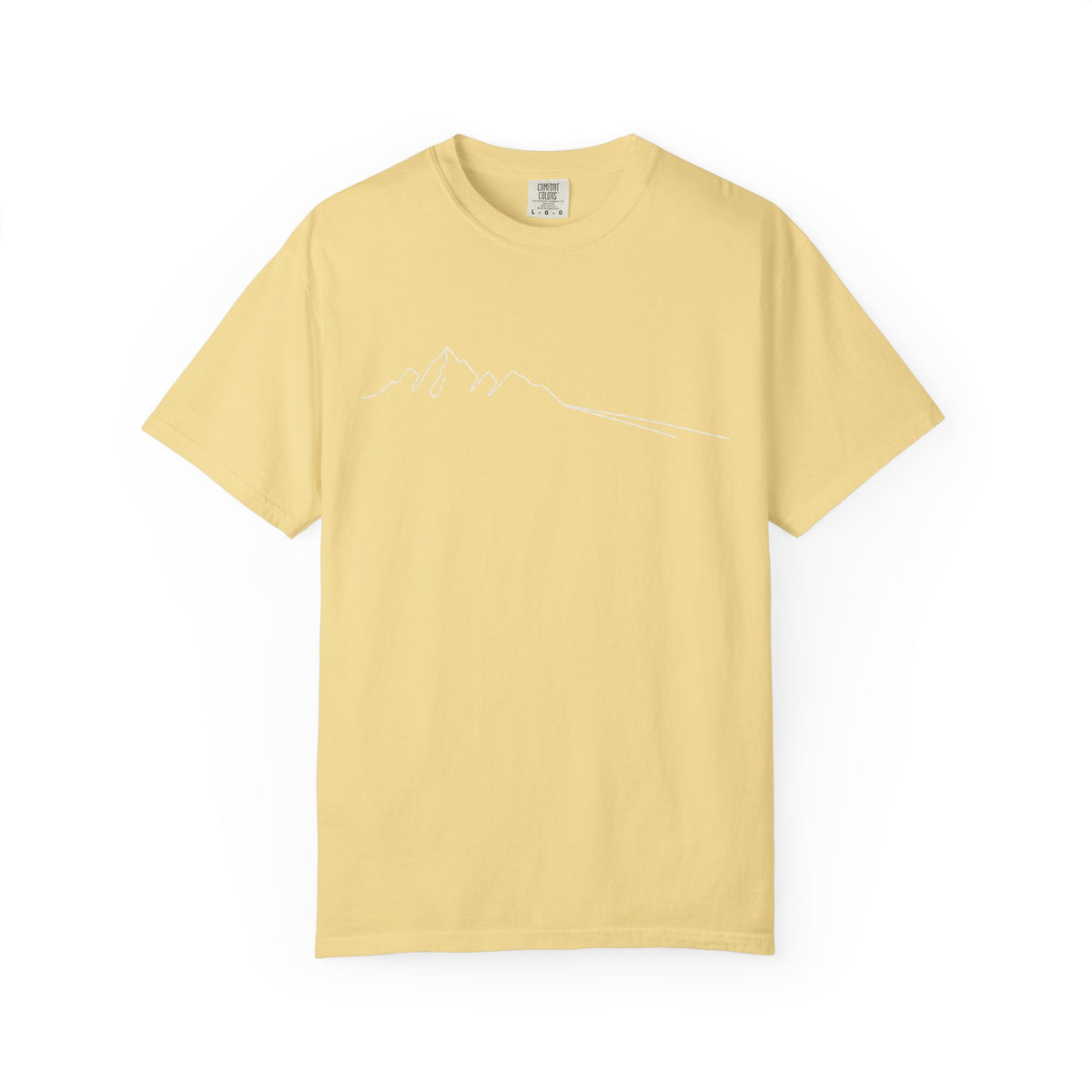Mountain Outline T-Shirt — Minimalist Hiking Tee