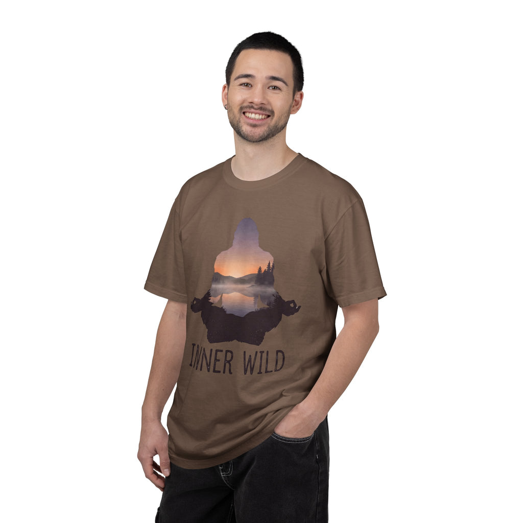 Inner Wild Meditation T-Shirt — Yoga & Nature Graphic Tee