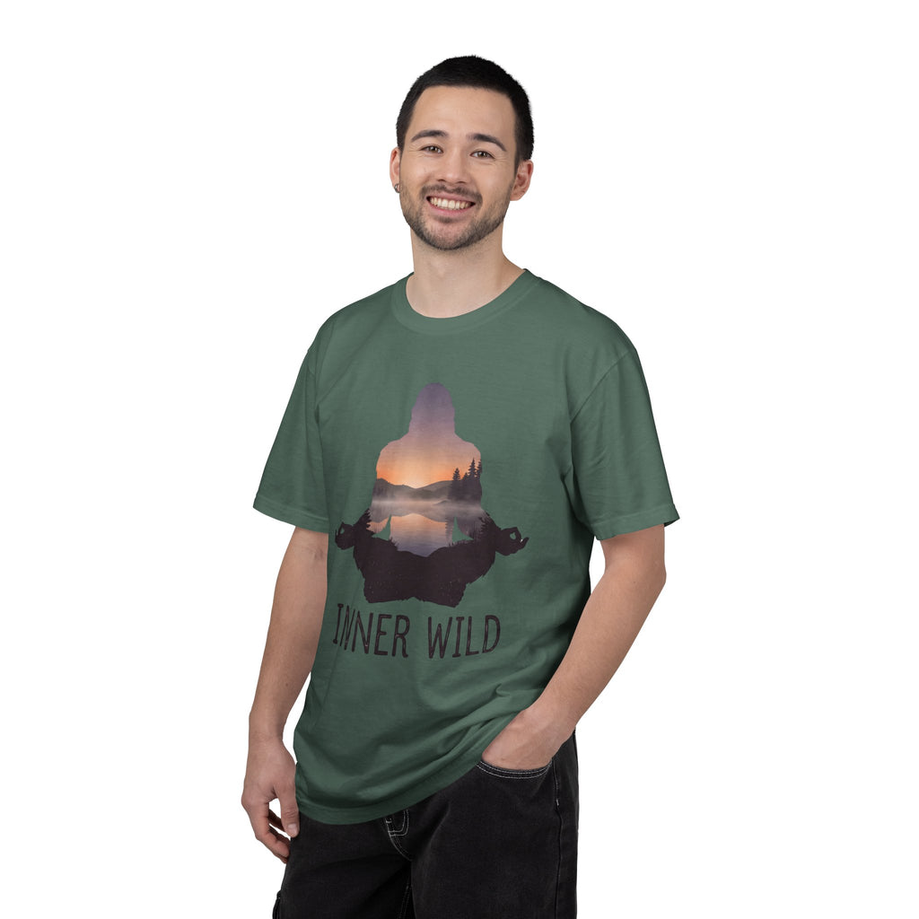 Inner Wild Meditation T-Shirt — Yoga & Nature Graphic Tee