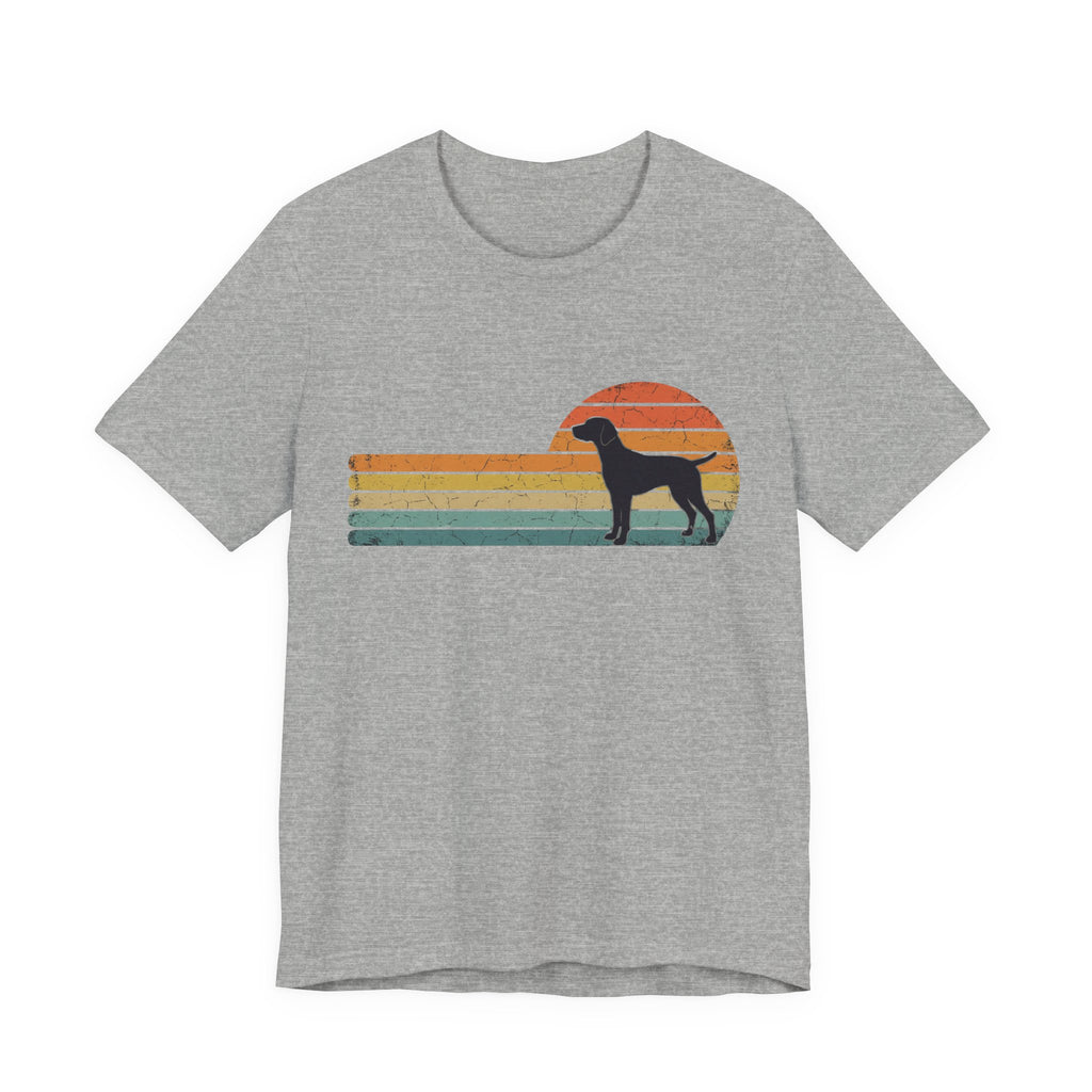 Retro Vizsla Sunset | Dog Lover Graphic Tee