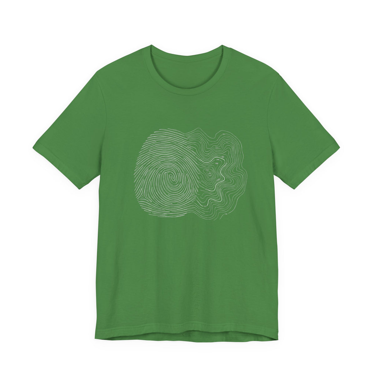 Topographic Map Art | Nature Graphic Tee
