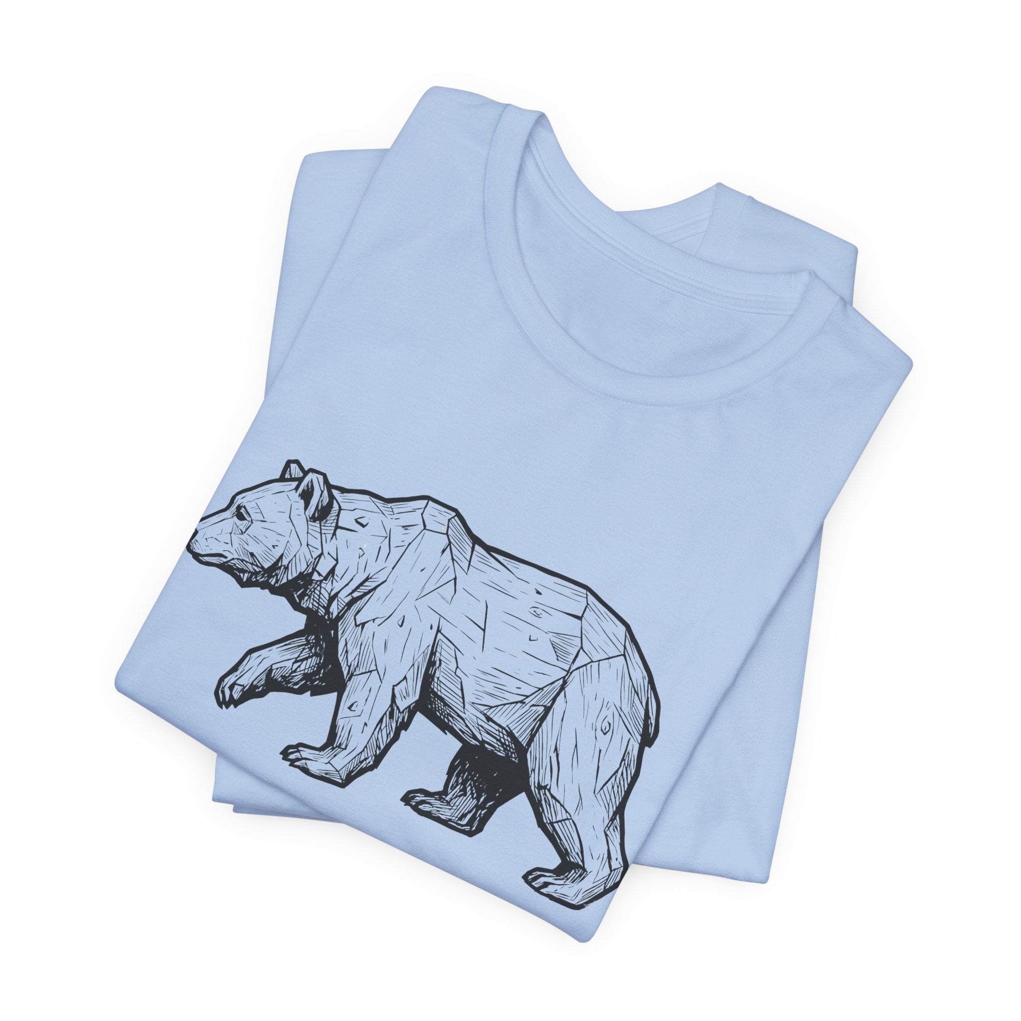 Grizzly Bear Sketch | Nature Graphic Tee