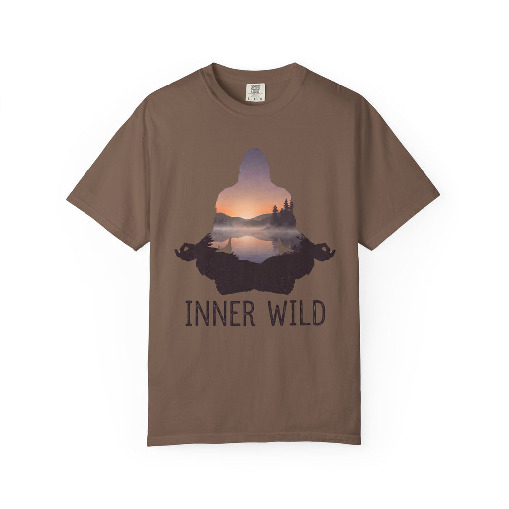 Inner Wild Meditation T-Shirt — Yoga & Nature Graphic Tee