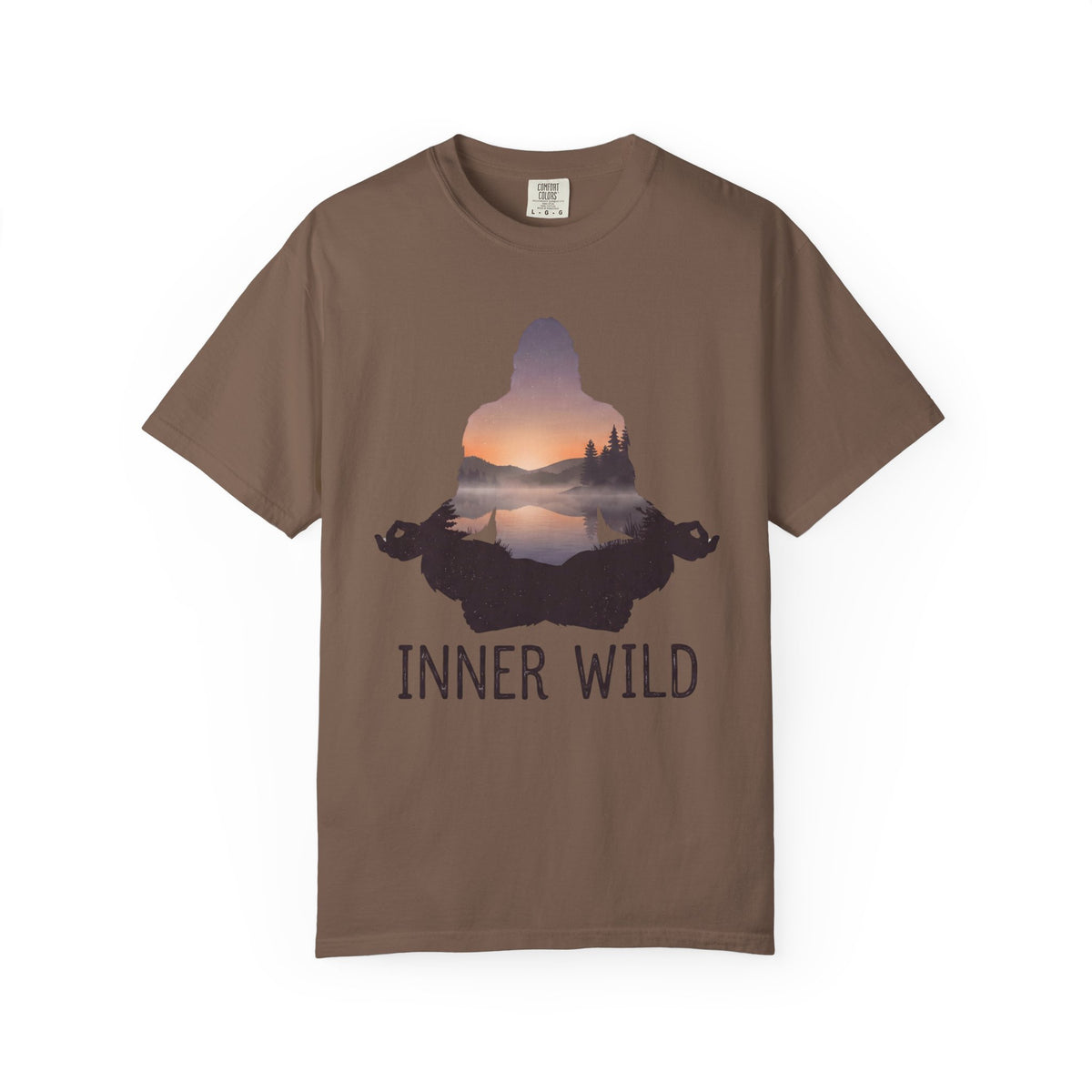 Inner Wild Meditation T-Shirt — Yoga & Nature Graphic Tee