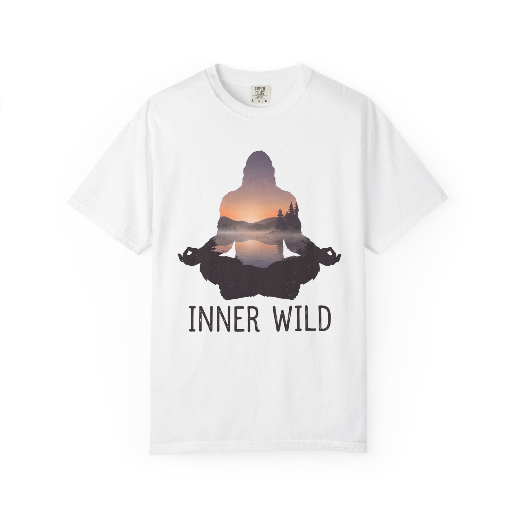 Inner Wild Meditation T-Shirt — Yoga & Nature Graphic Tee