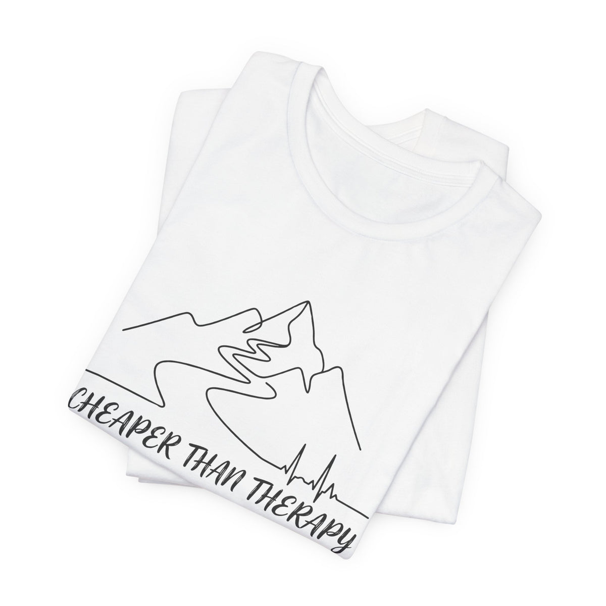 Cheaper Than Therapy | Mountain Hiking Graphic Tee