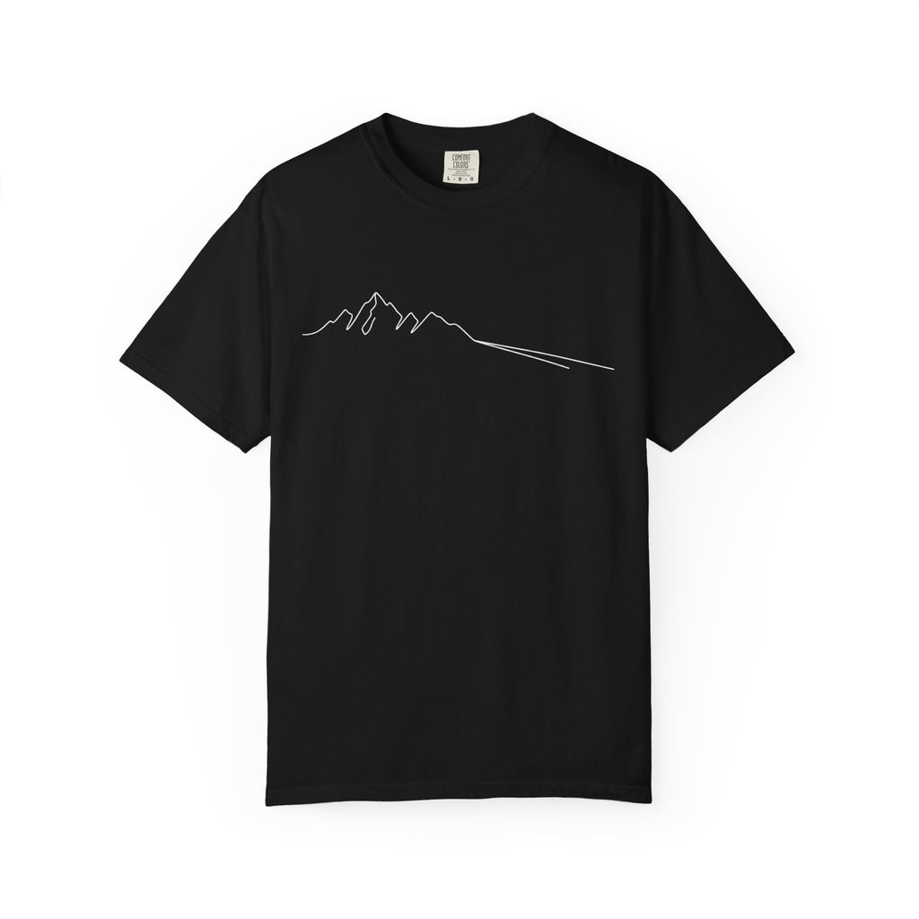Mountain Outline T-Shirt — Minimalist Hiking Tee