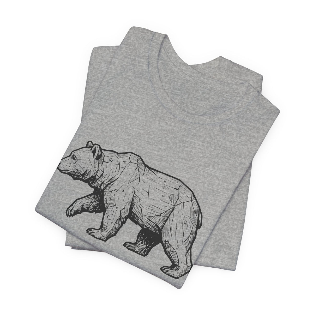 Grizzly Bear Sketch | Nature Graphic Tee