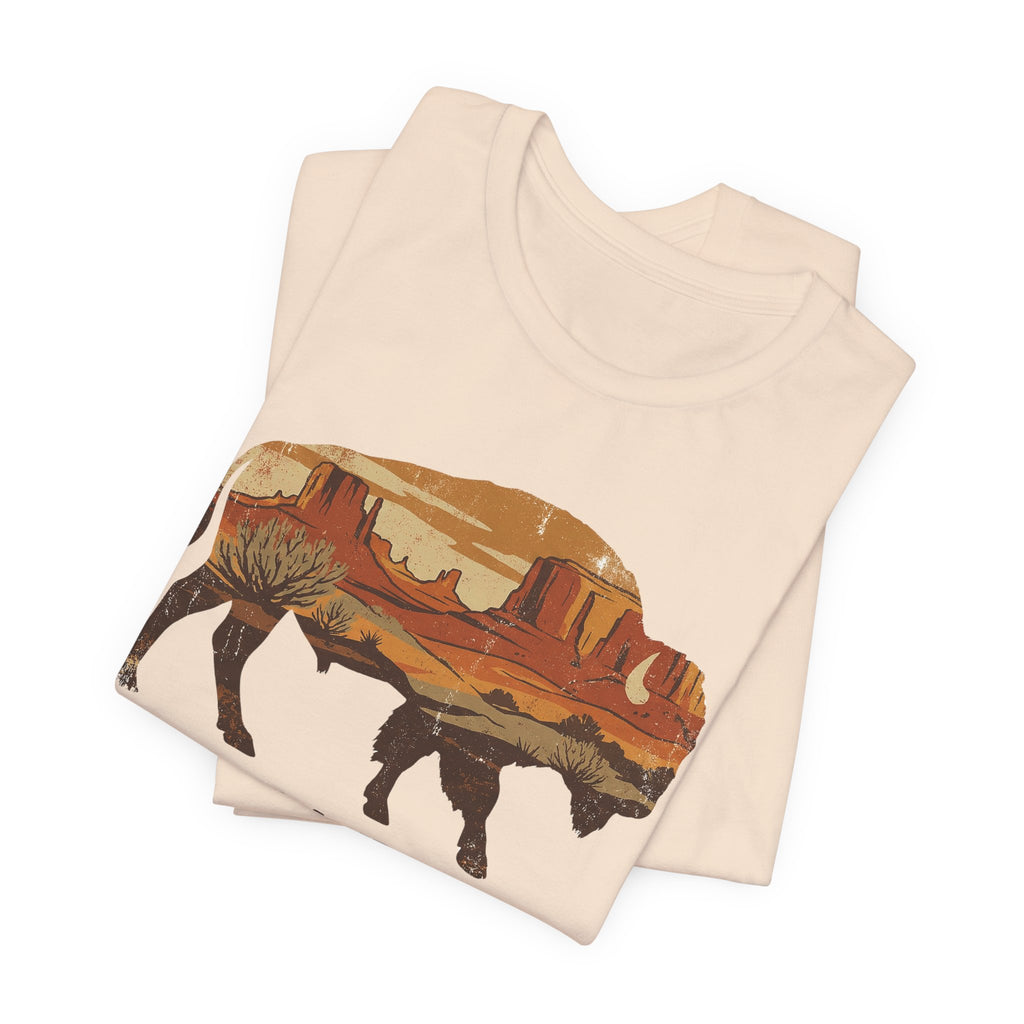Roam Free Buffalo Desert | Nature Graphic Tee