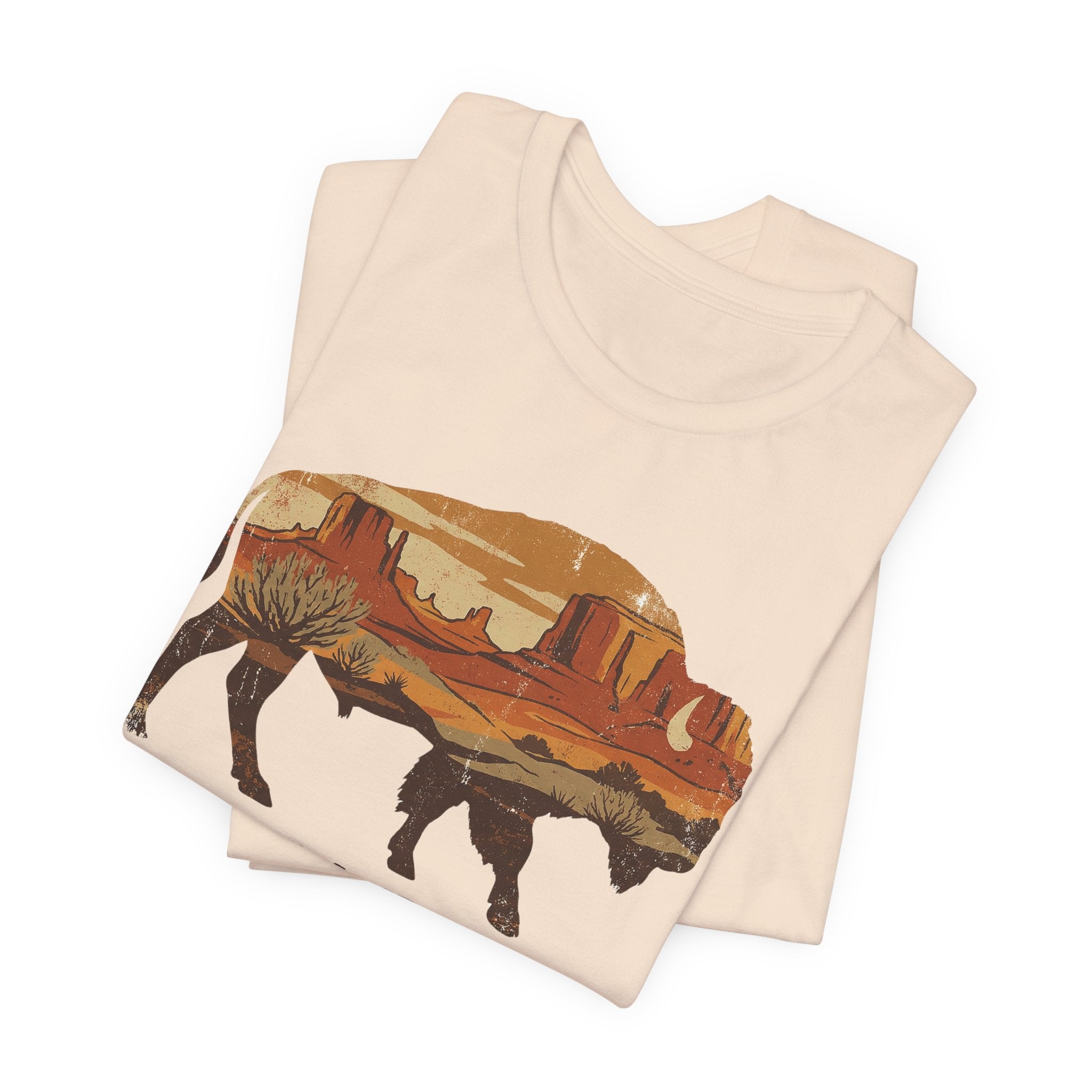 Roam Free Buffalo Desert | Nature Graphic Tee