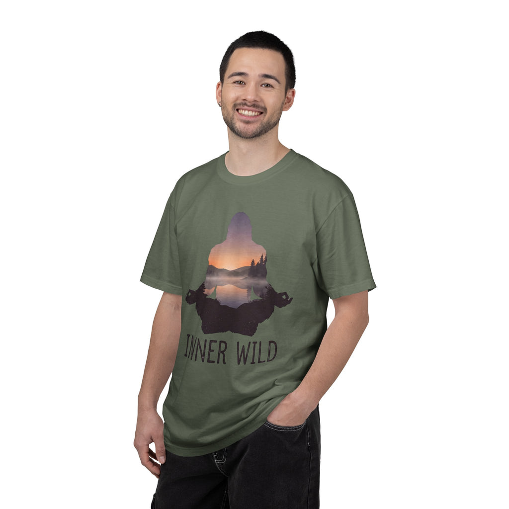 Inner Wild Meditation T-Shirt — Yoga & Nature Graphic Tee
