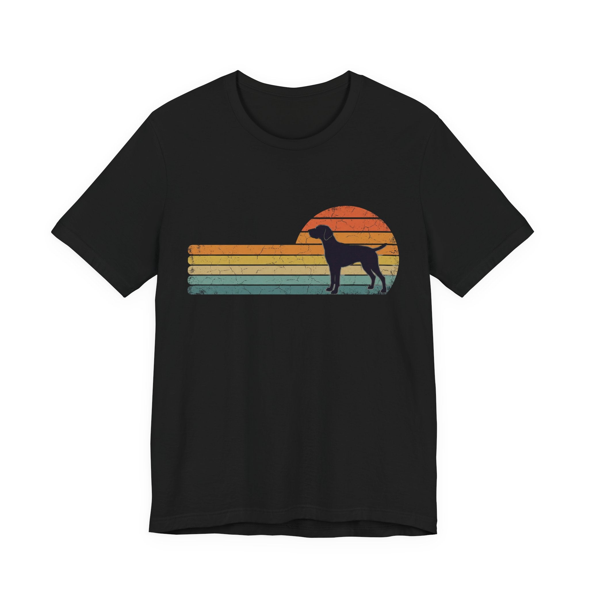 Retro Vizsla Sunset | Dog Lover Graphic Tee