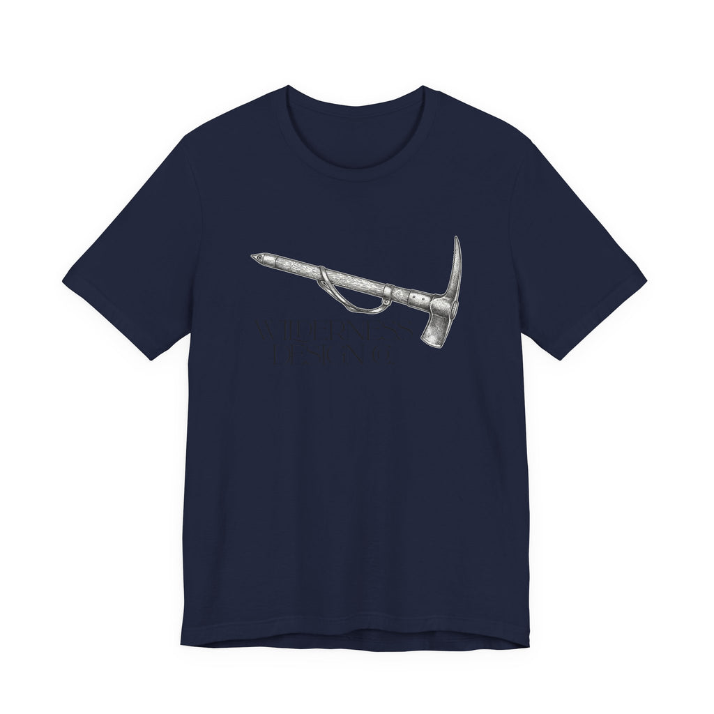 Wilderness Design Co. Ice Axe Tee — Mountain Climbing Vintage Graphic Shirt