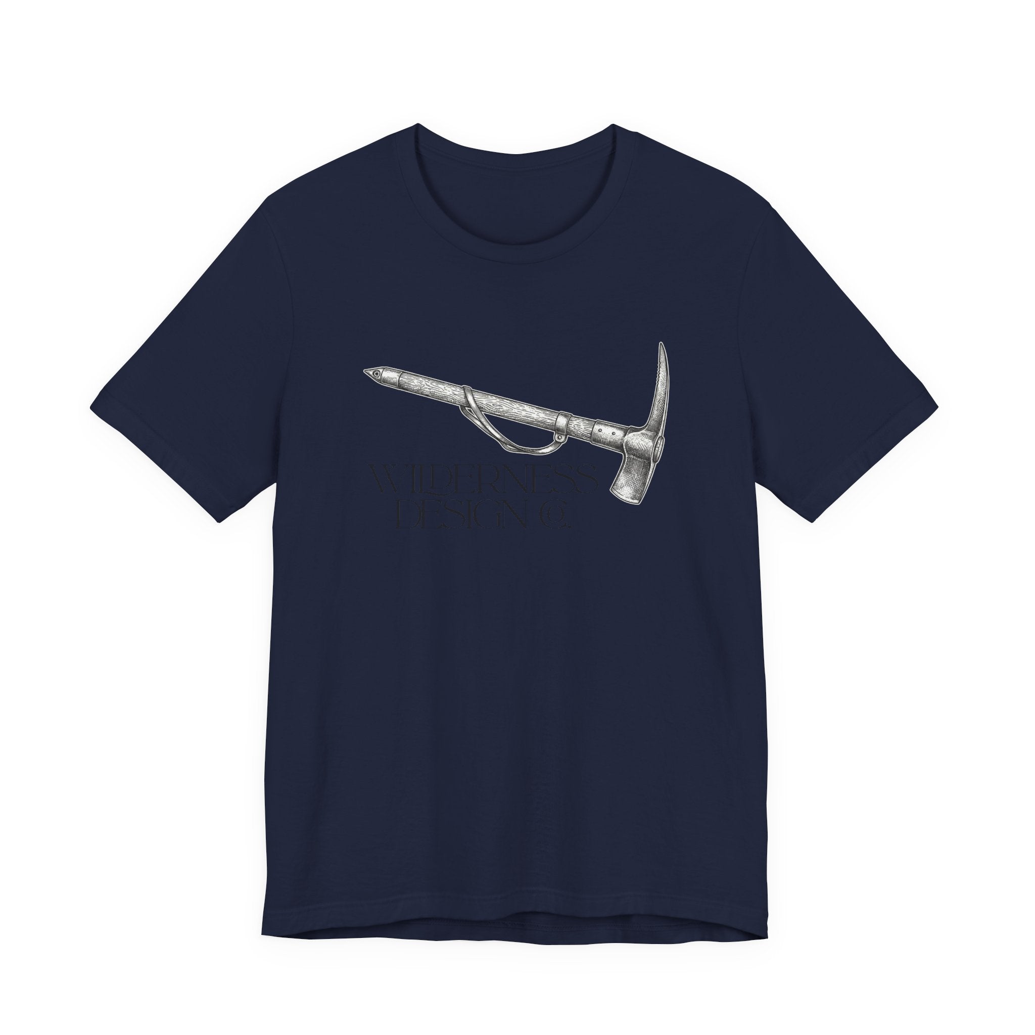 Wilderness Design Co. Ice Axe Tee — Mountain Climbing Vintage Graphic Shirt