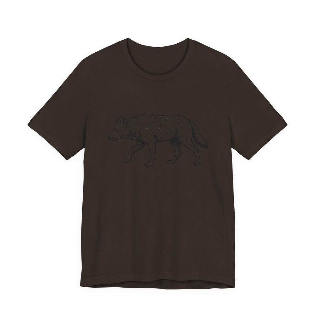 Geometric Wolf Wildlife Art | Nature Graphic Tee