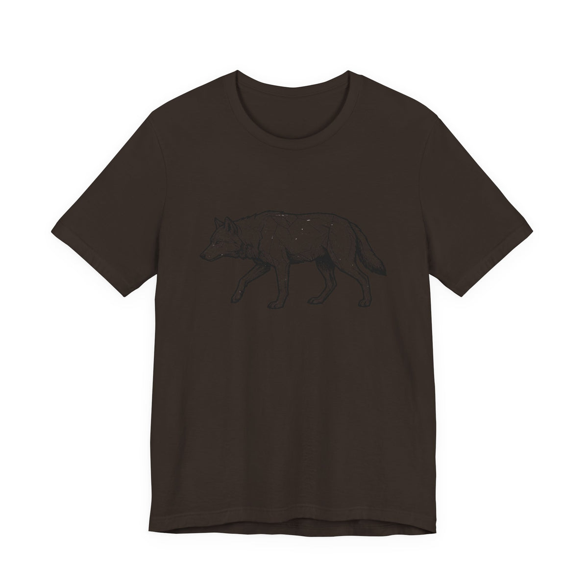 Geometric Wolf Wildlife Art | Nature Graphic Tee