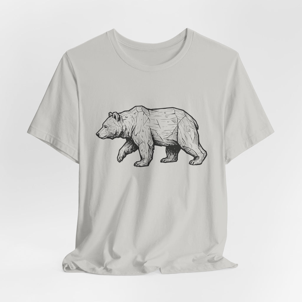 Grizzly Bear Sketch | Nature Graphic Tee