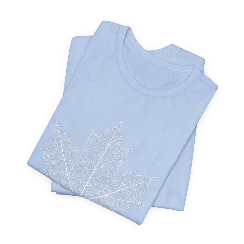 Maple Leaf Line Art | Nature Graphic Tee