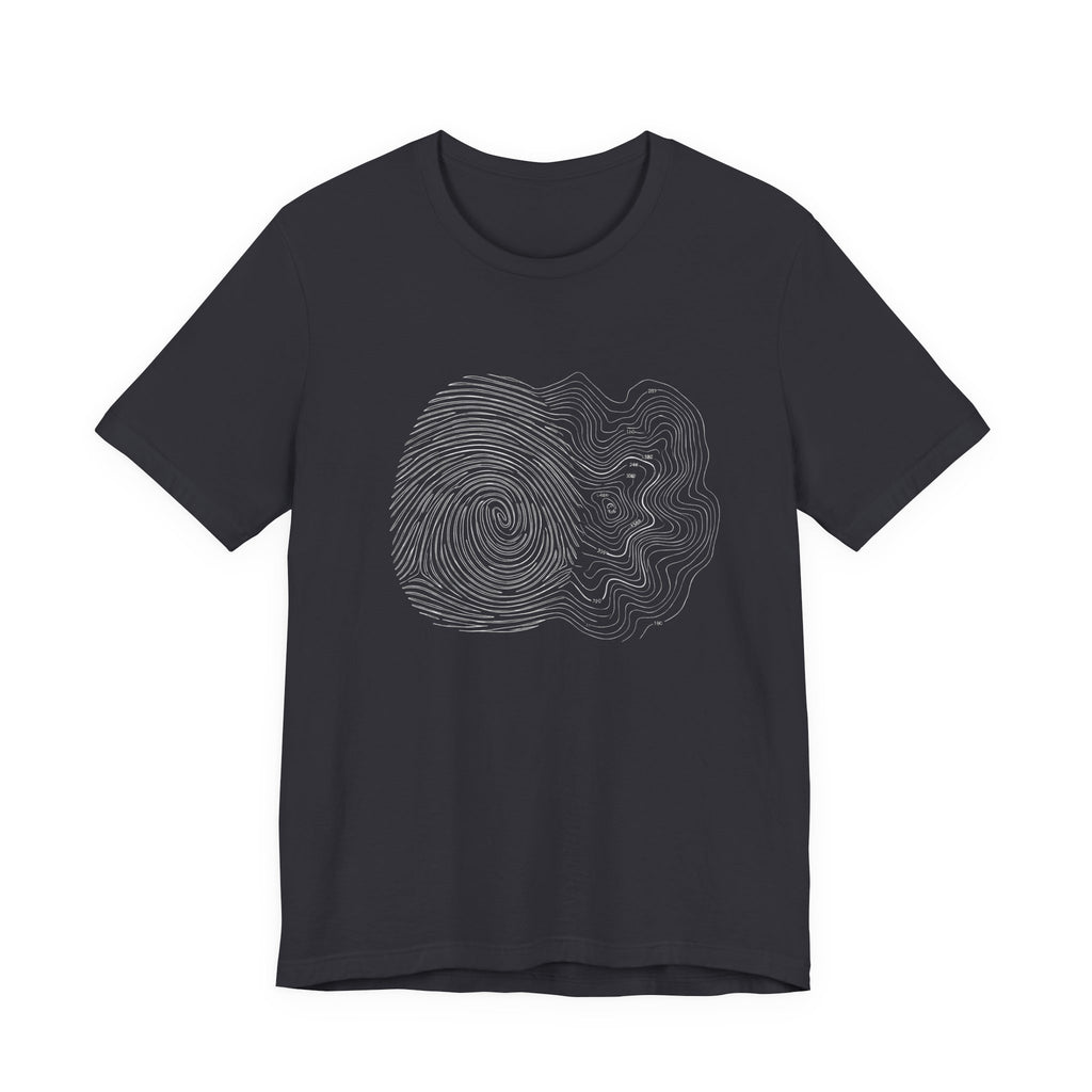 Topographic Map Art | Nature Graphic Tee
