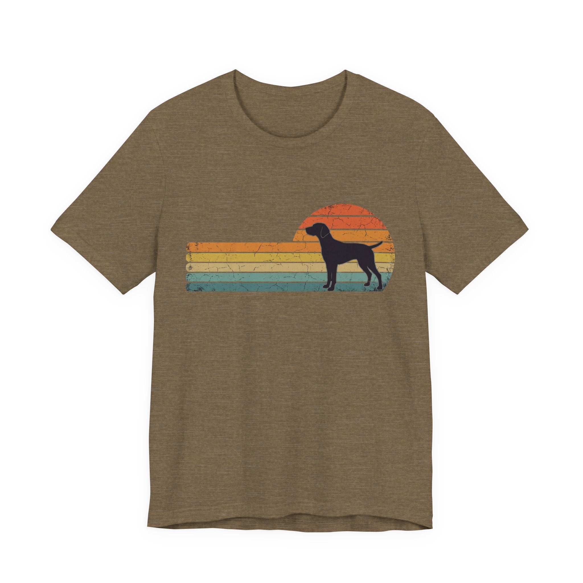 Retro Vizsla Sunset | Dog Lover Graphic Tee