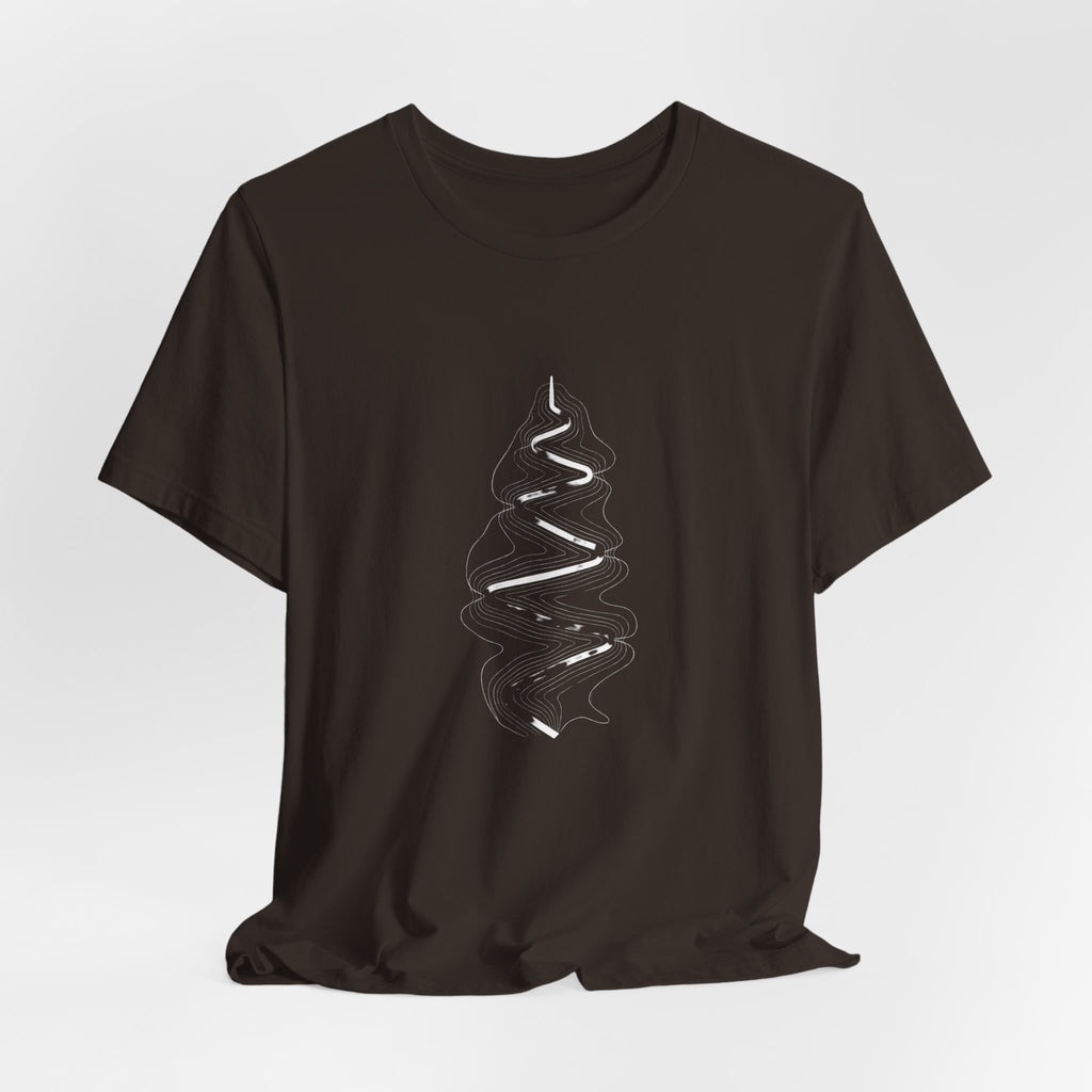 Switchback Trail | Minimalist Topo Line Art Graphic Tee