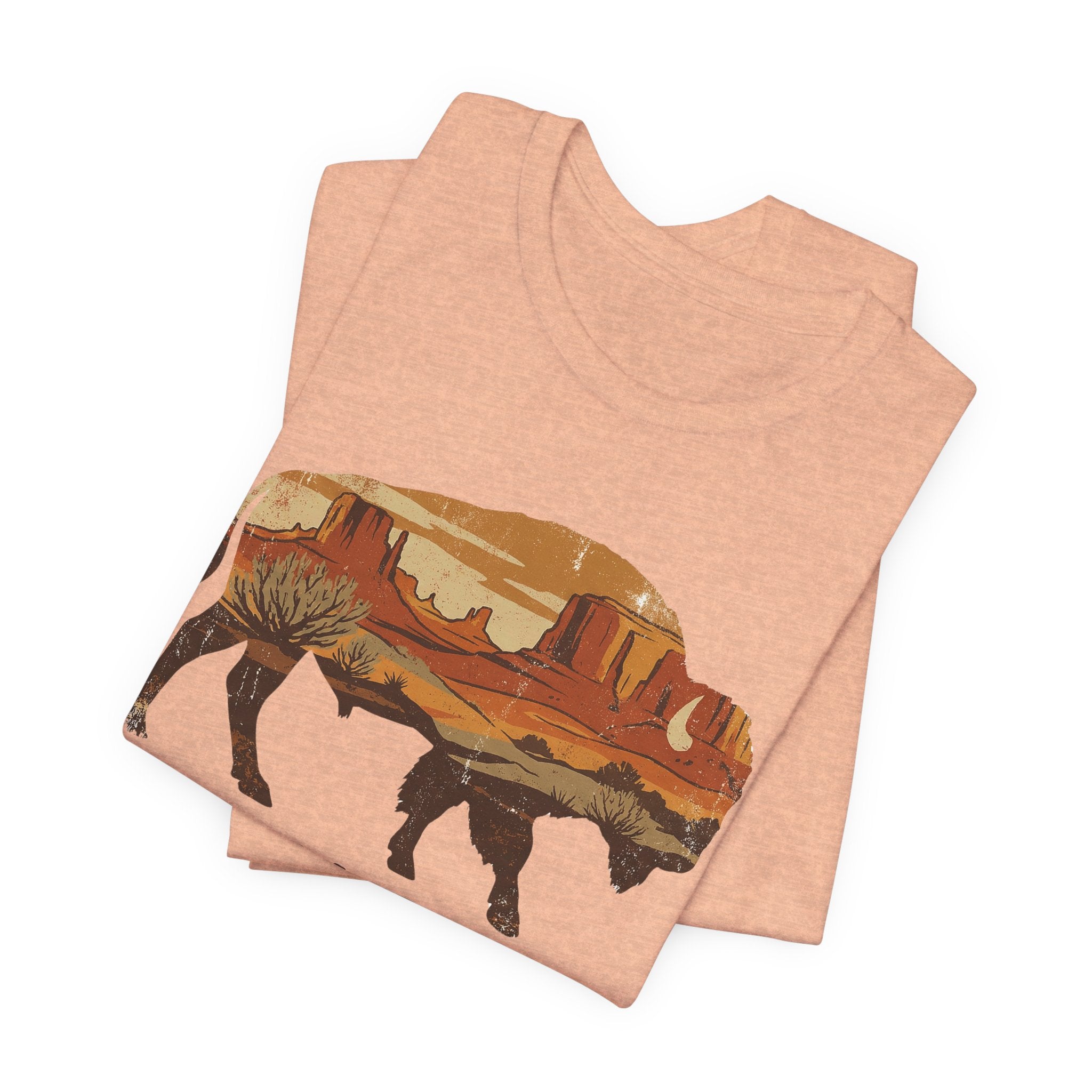 Roam Free Buffalo Desert | Nature Graphic Tee