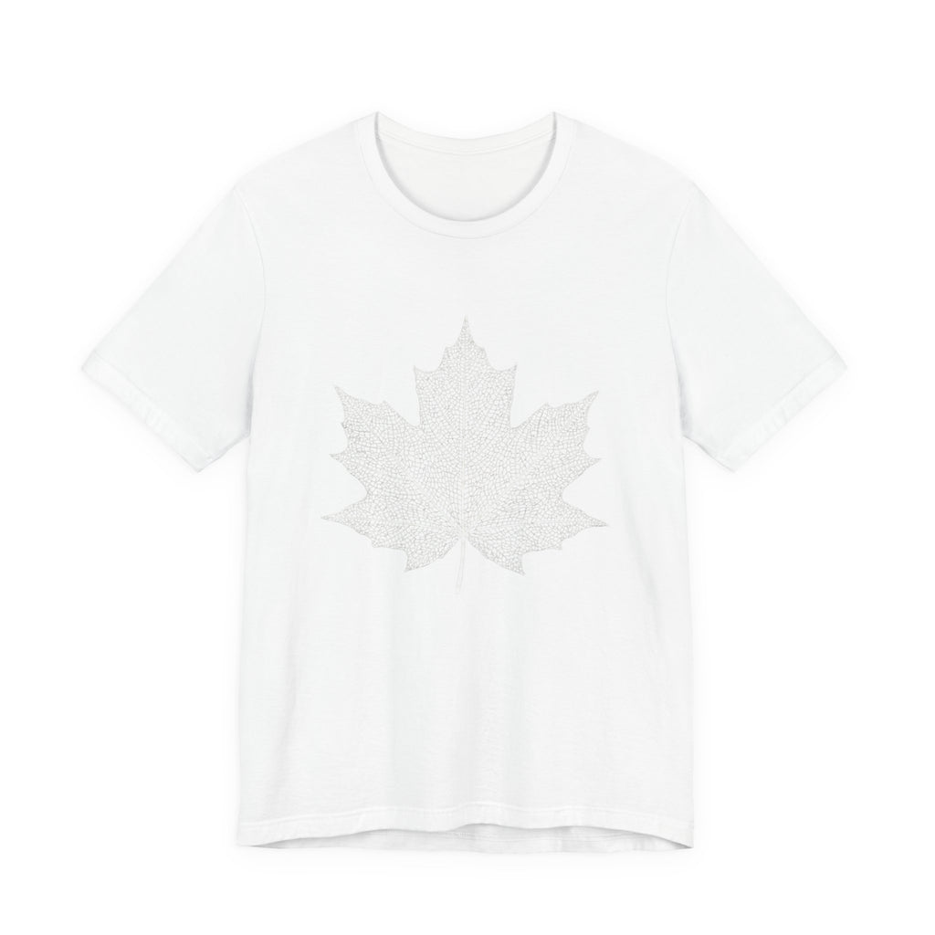 Maple Leaf Line Art | Nature Graphic Tee