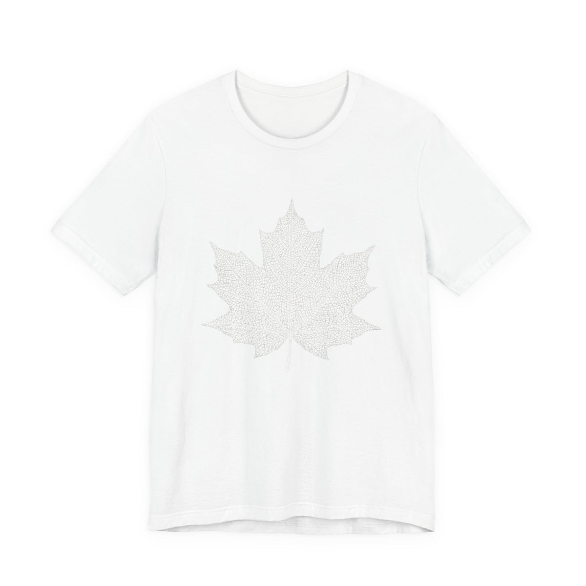 Maple Leaf Line Art | Nature Graphic Tee