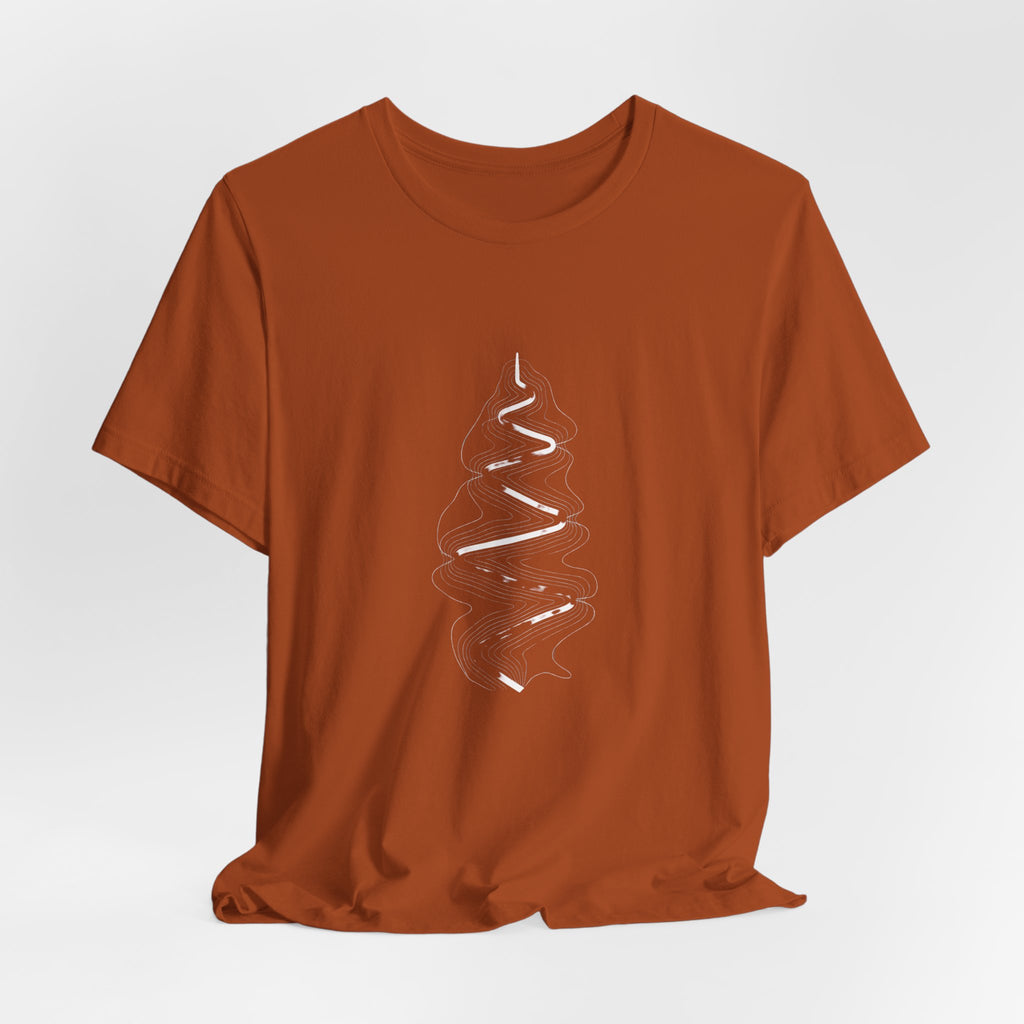 Switchback Trail | Minimalist Topo Line Art Graphic Tee