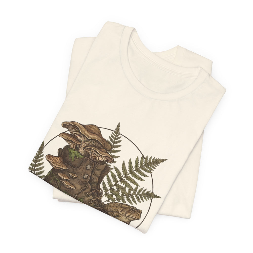 Rot Is Life T‑Shirt — Woodland Mushroom Decay Graphic Tee