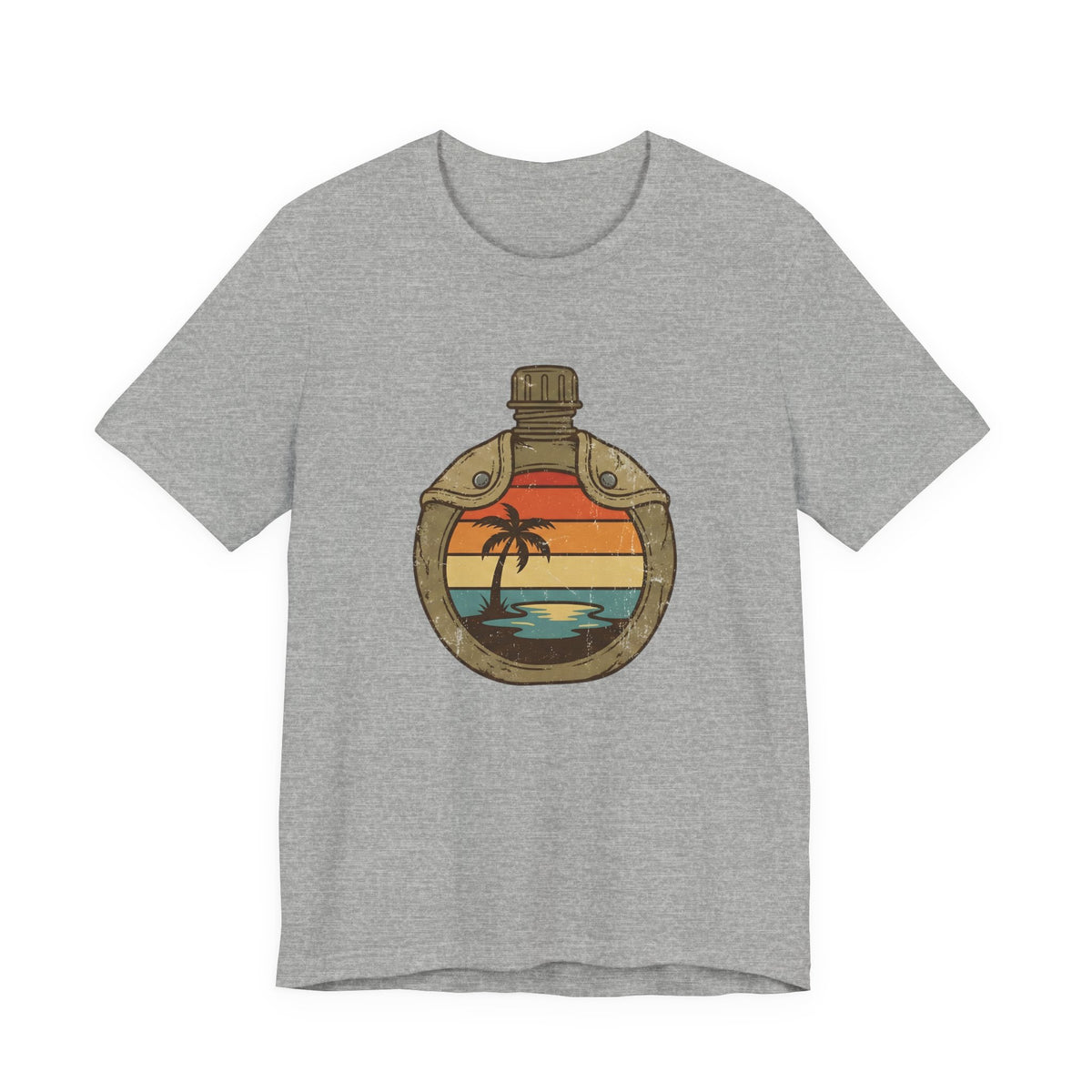 Tropical Island Canteen | Vintage Adventure Graphic Tee