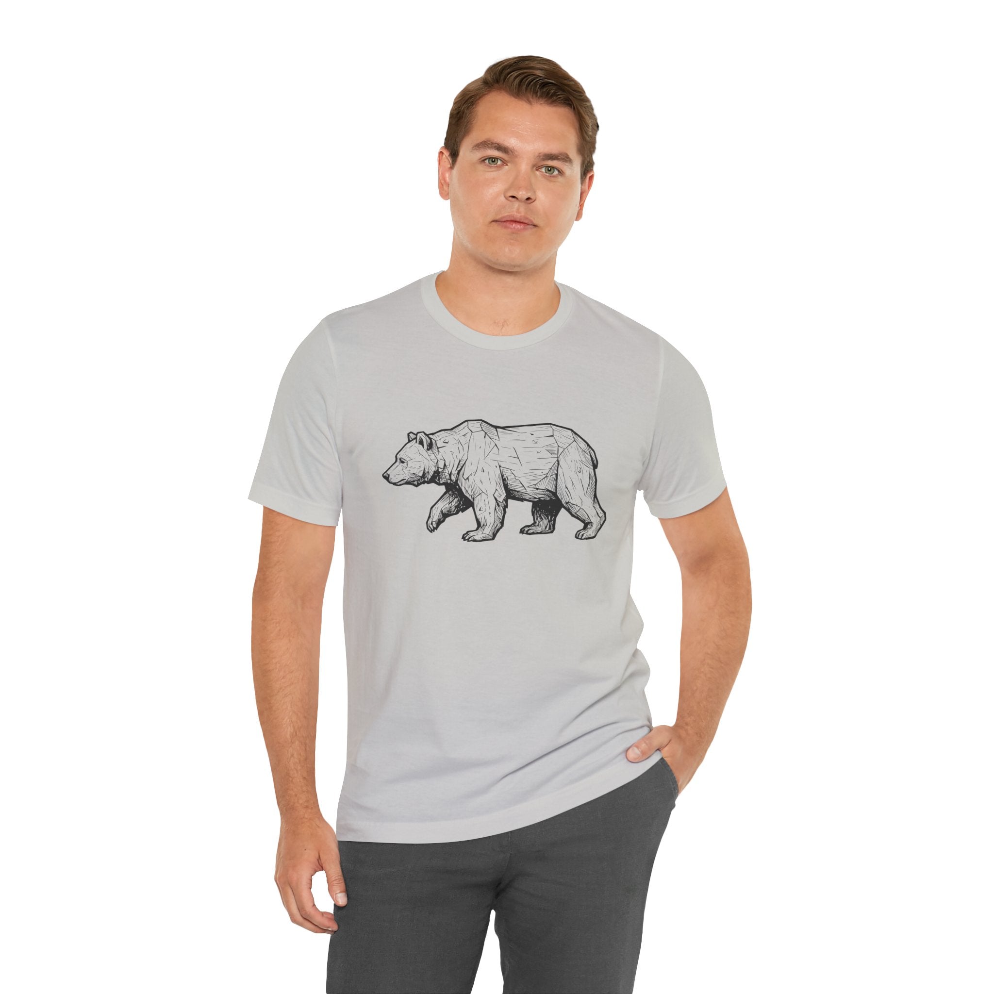 Grizzly Bear Sketch | Nature Graphic Tee