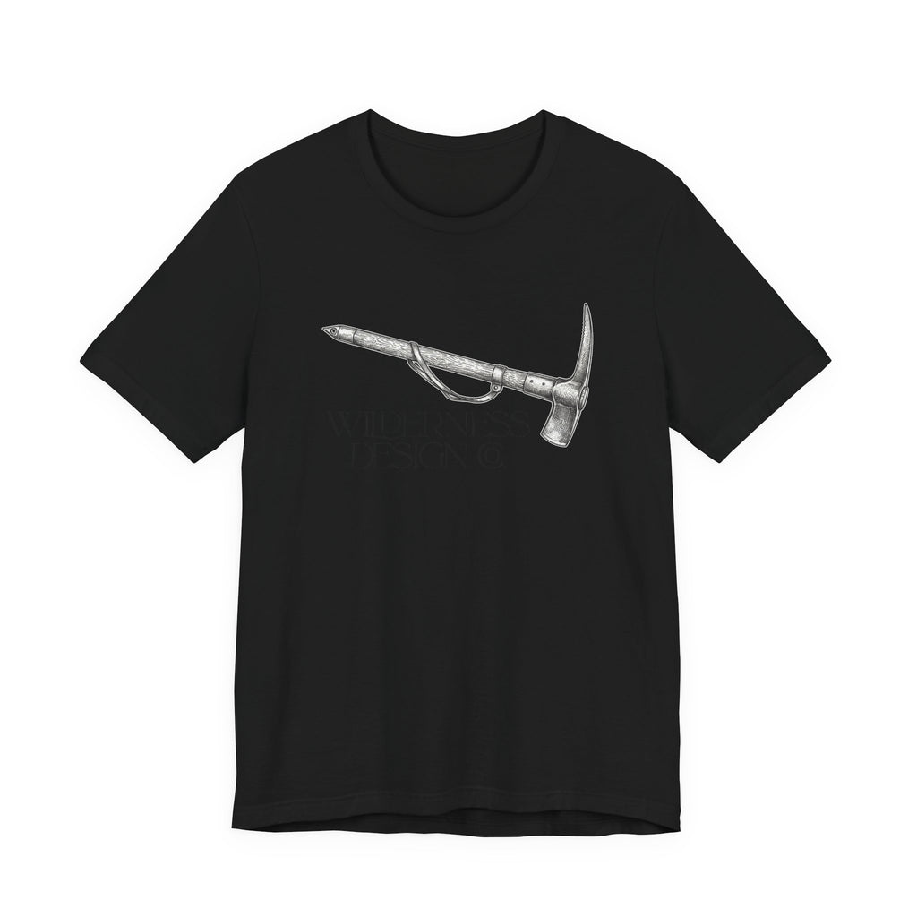 Wilderness Design Co. Ice Axe Tee — Mountain Climbing Vintage Graphic Shirt