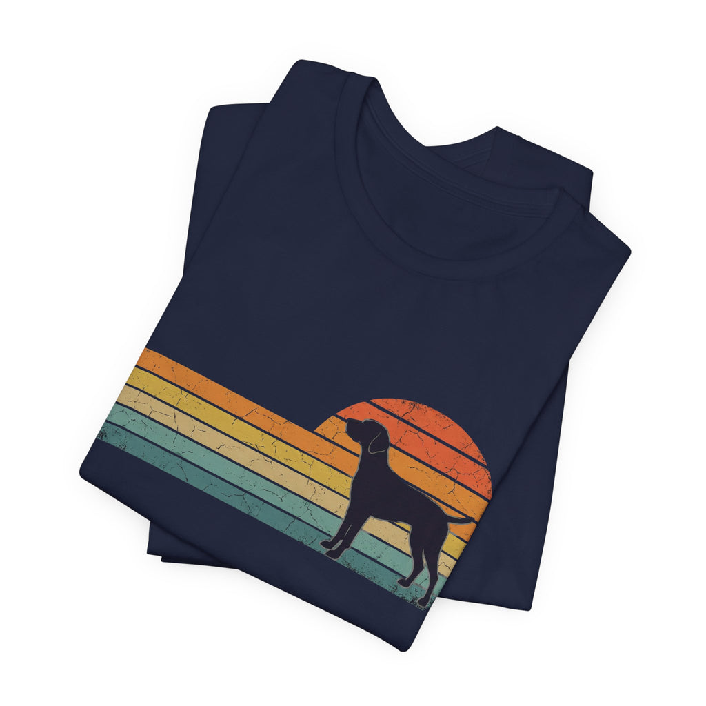 Retro Vizsla Sunset | Dog Lover Graphic Tee