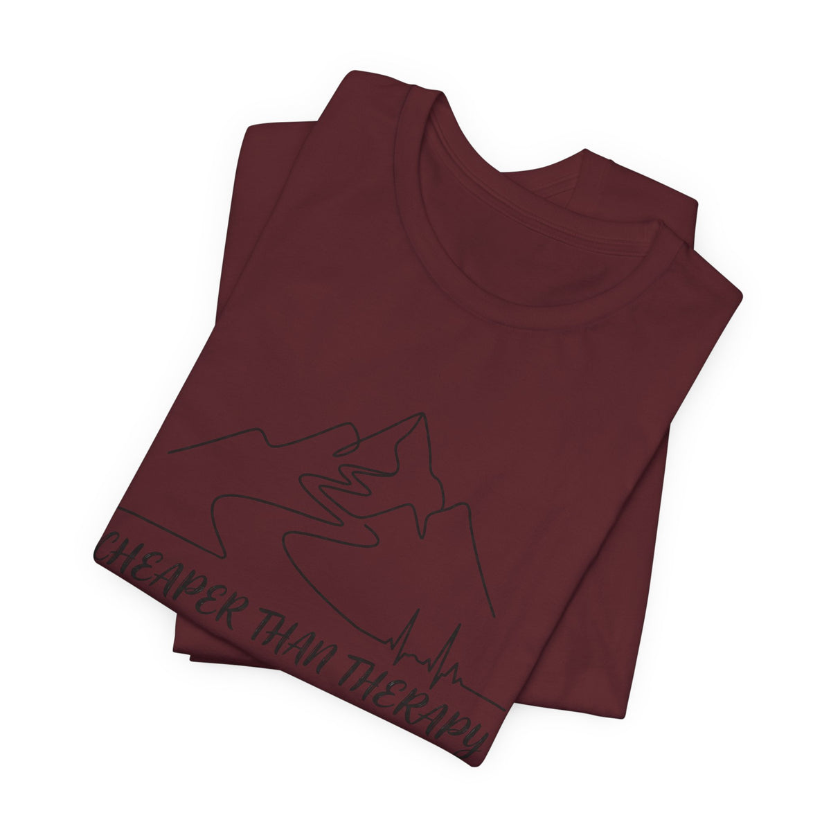 Cheaper Than Therapy | Mountain Hiking Graphic Tee