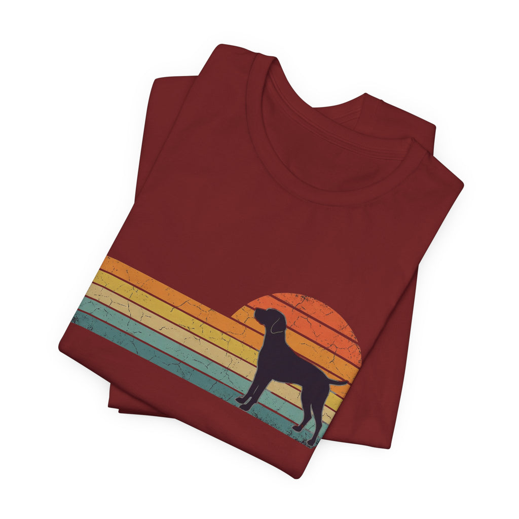 Retro Vizsla Sunset | Dog Lover Graphic Tee