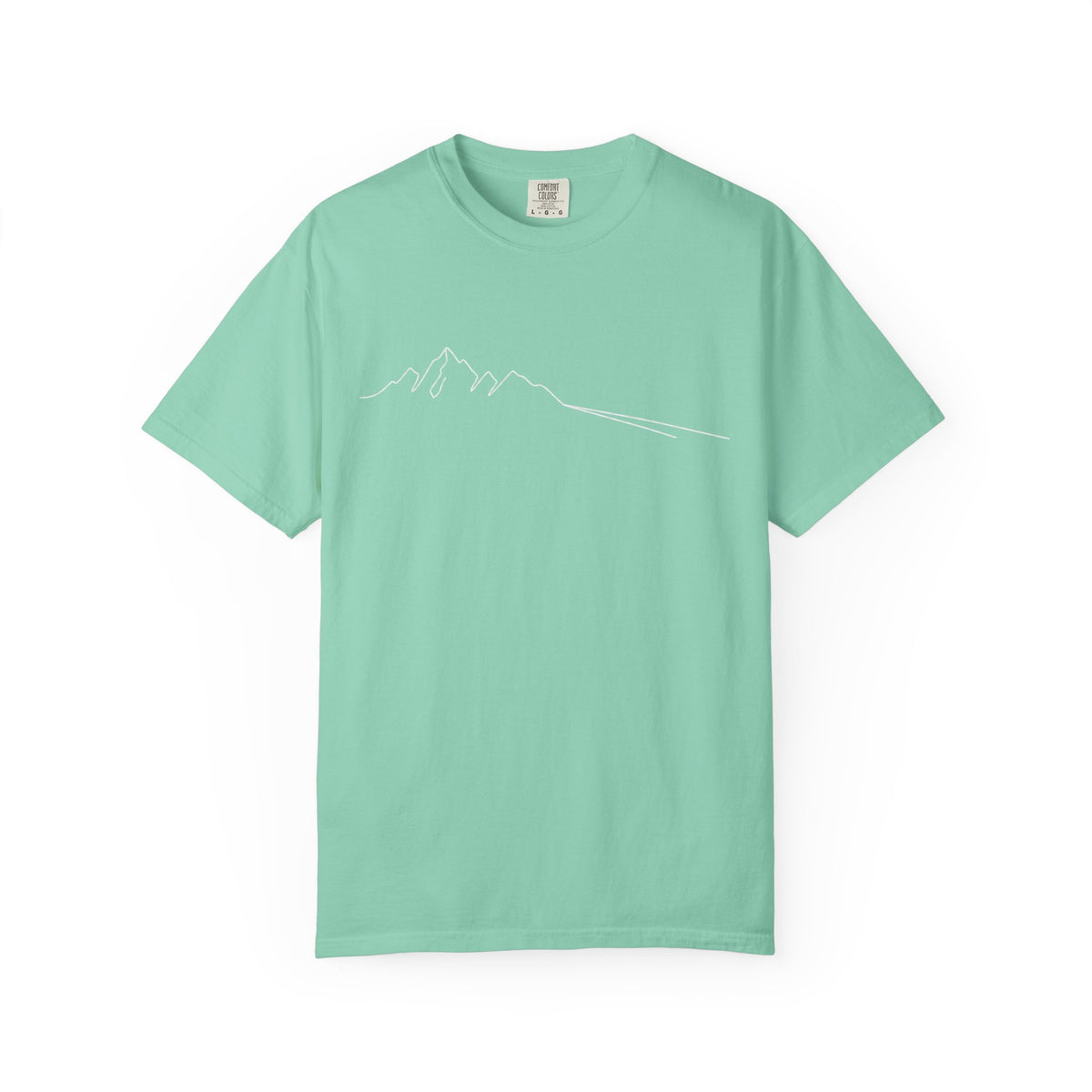 Mountain Outline T-Shirt — Minimalist Hiking Tee
