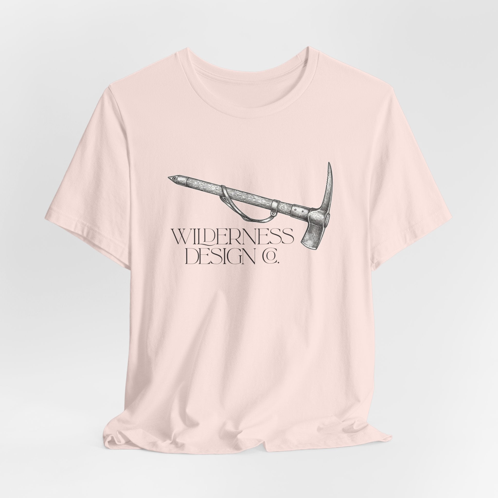 Wilderness Design Co. Ice Axe Tee — Mountain Climbing Vintage Graphic Shirt