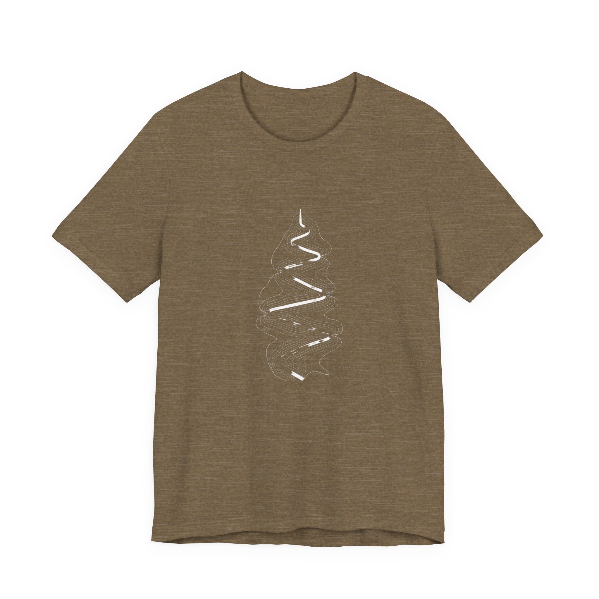 Switchback Trail | Minimalist Topo Line Art Graphic Tee
